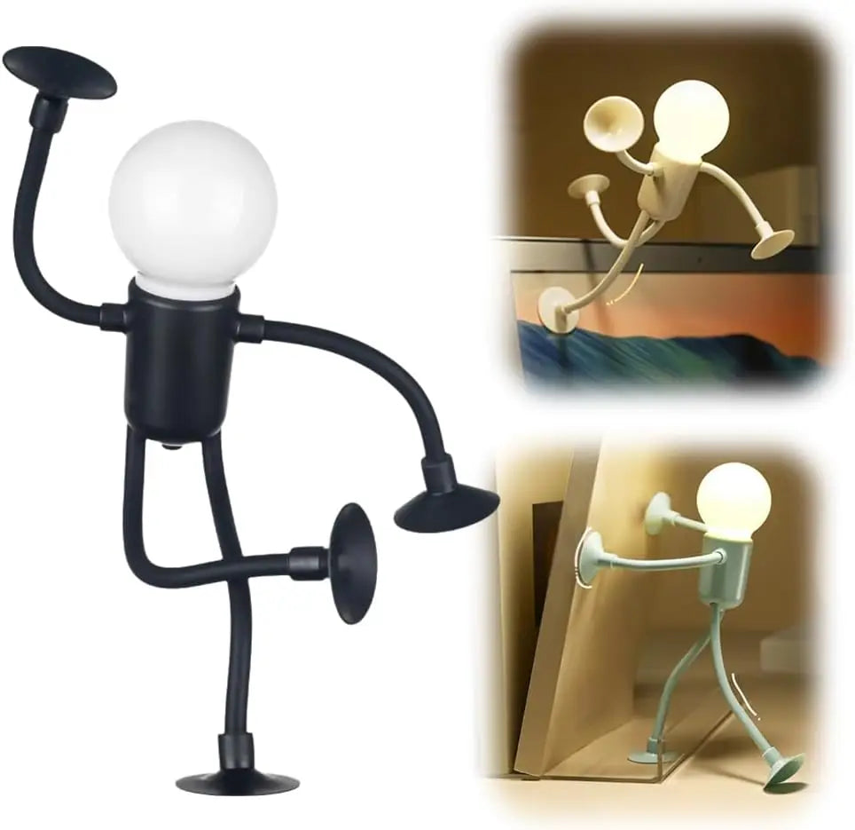 Poseable Athlete Night Light | Funny Bendable Sportsman LED Desk Lamp
