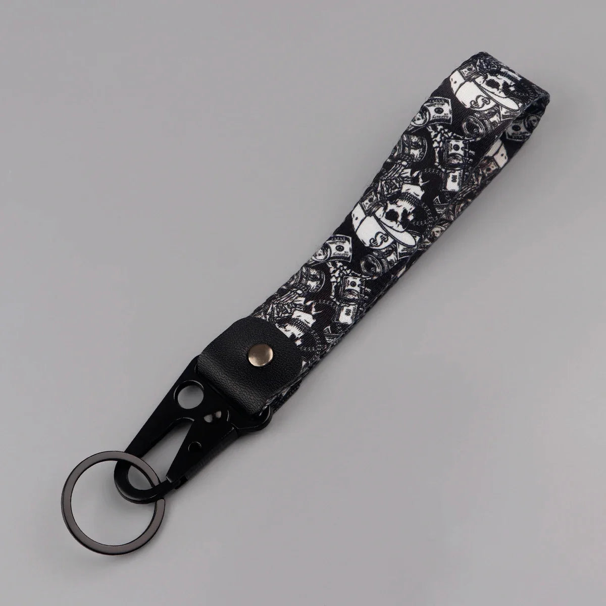 Skeleton Car Keychain | Scary Key Ring Jewelry for Men Women Motorcycle Lanyard Halloween Gift