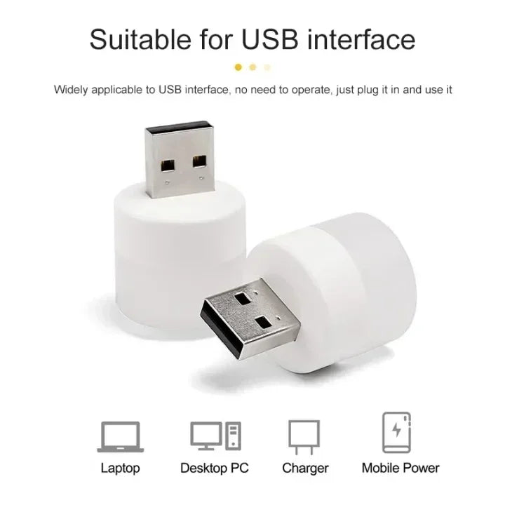 Mini LED Book Light | USB Rechargeable Reading Lamp for Bedroom and Travel