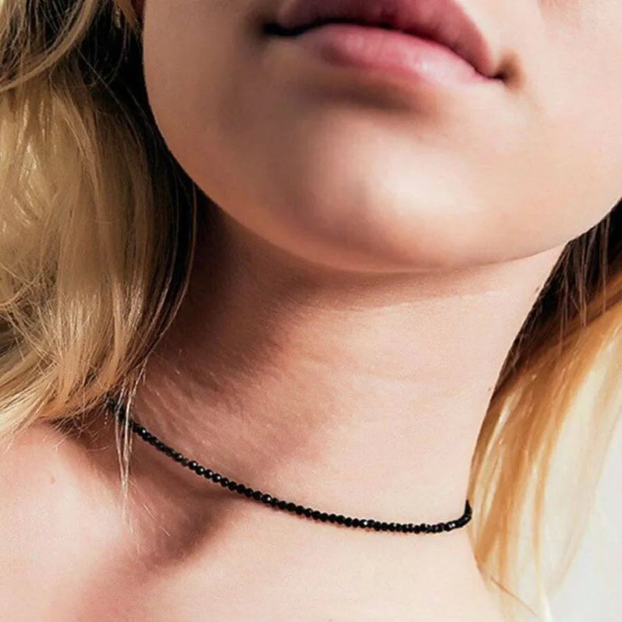 Simple Black Beads Short Necklace for Women Chokers Femme Ladies Party Necklace Fashion Jewelry 2026 New