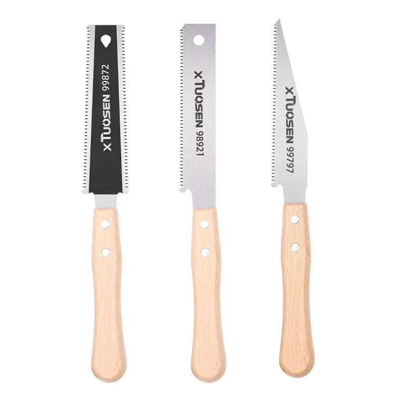 6-Inch Double-Sided Hand Saw | Flexible Flush Cutting Saw for Woodworking