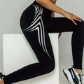 Women’s High-Waist Black Yoga Leggings Pocket