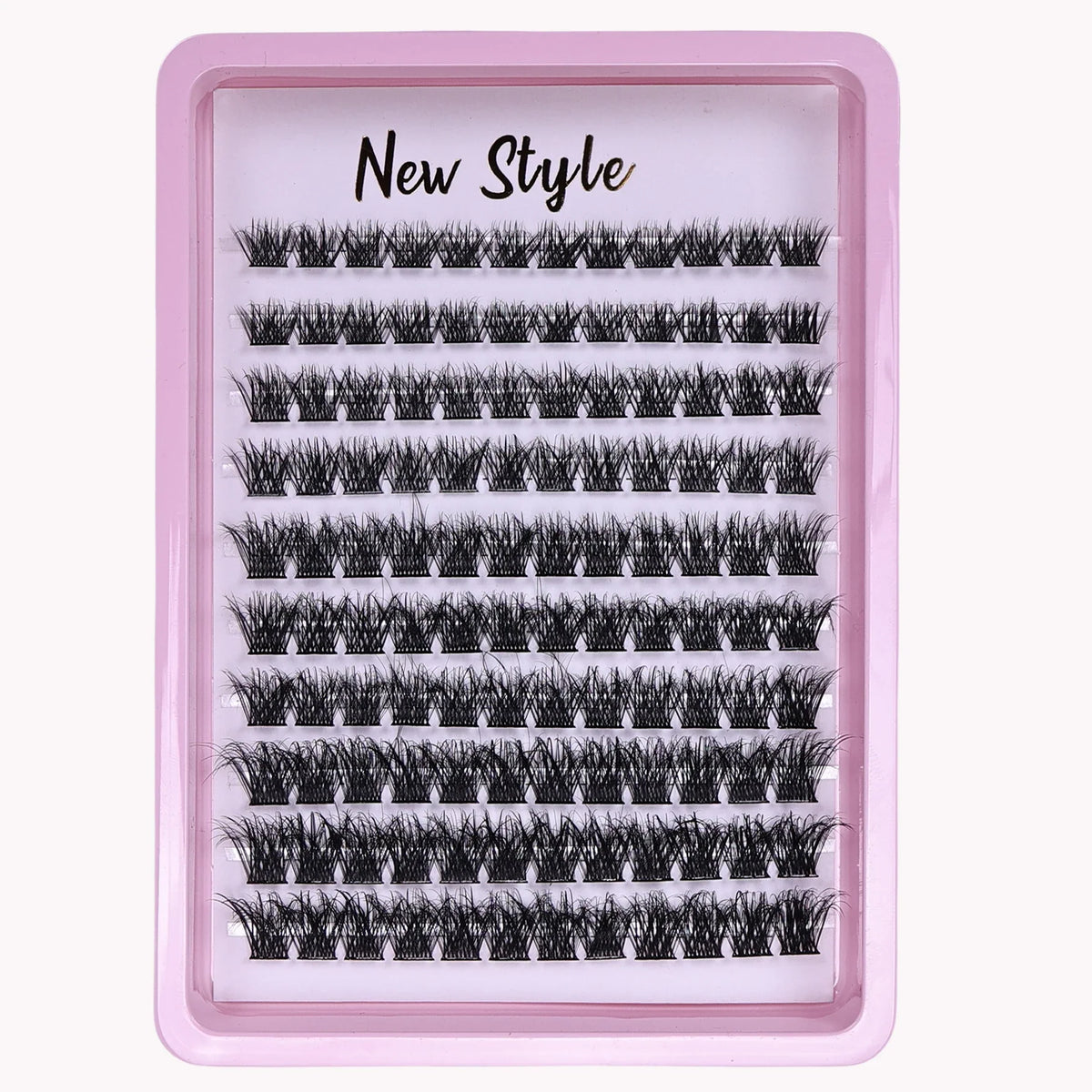 Lash Clusters 120pcs Cluster Lashes 8-16mm Individual Lashes Extensions Natural Look Lashes D Curl Fluffy Cluster DIY Eyelash