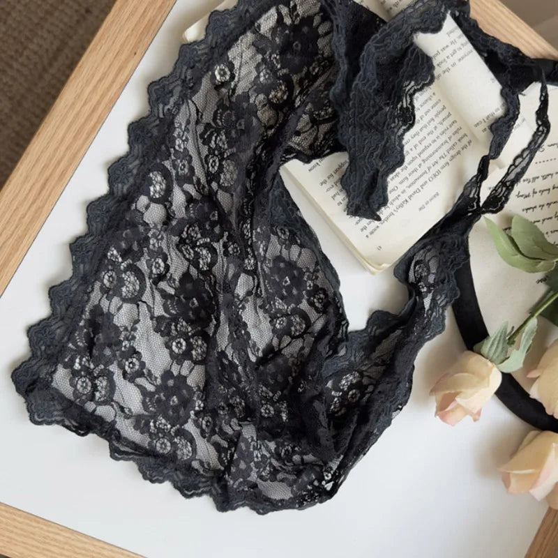Y2K Women Lace Flower Elegant Skirt Stacked Belt Flower Sweet Triangle Scarf Breathable Travel Photo Headband Turban Accessories