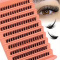 Wispy Individual Lash Clusters D Curl DIY At Home Lash Extension Clusters Soft Lightweight Reusable Eyelash Bundles