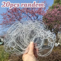 20pcs Handmade Transparent Flower Bookmarks, Pressed Petals for Gifts Reading Journal, Unique Eternal Book Accessory