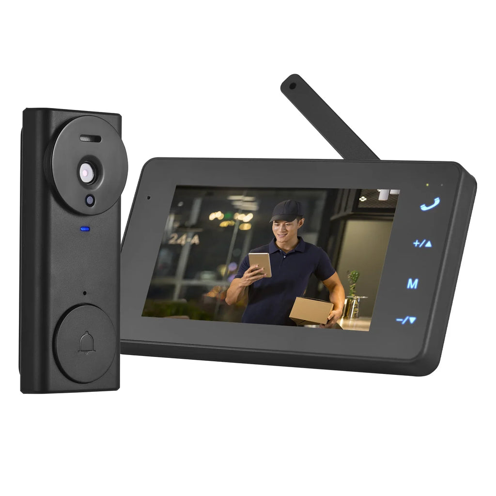 NNEOBA Wireless Video Doorbell Camera with Monitor