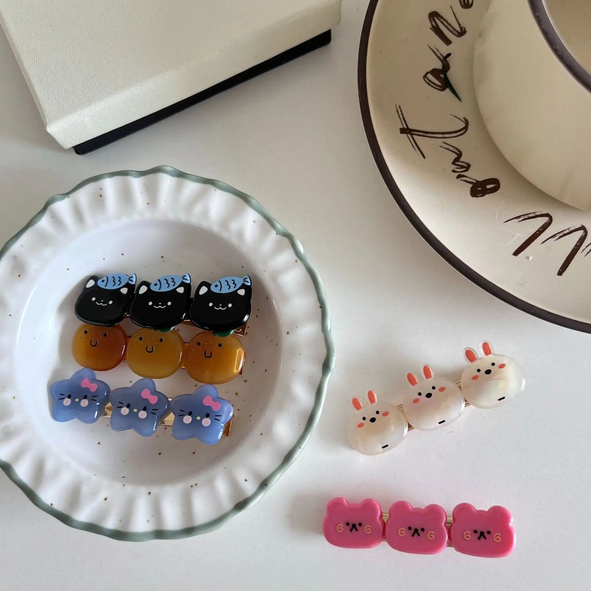 Cute Hair Clip Creative Small Animal Side Hair Clip Internet Celebrity Duckbill Clip Edge Clip Bang Clip Straight Clip Hair Clip