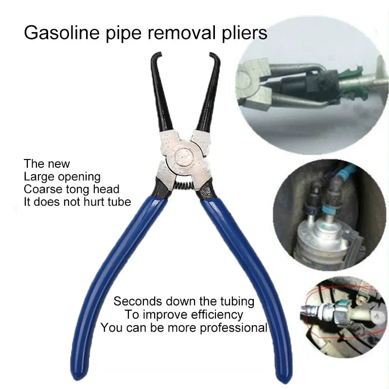 Heavy Duty Joint Clamping Pliers | Fuel Pipe Buckle Removal Tool for Car Maintenance