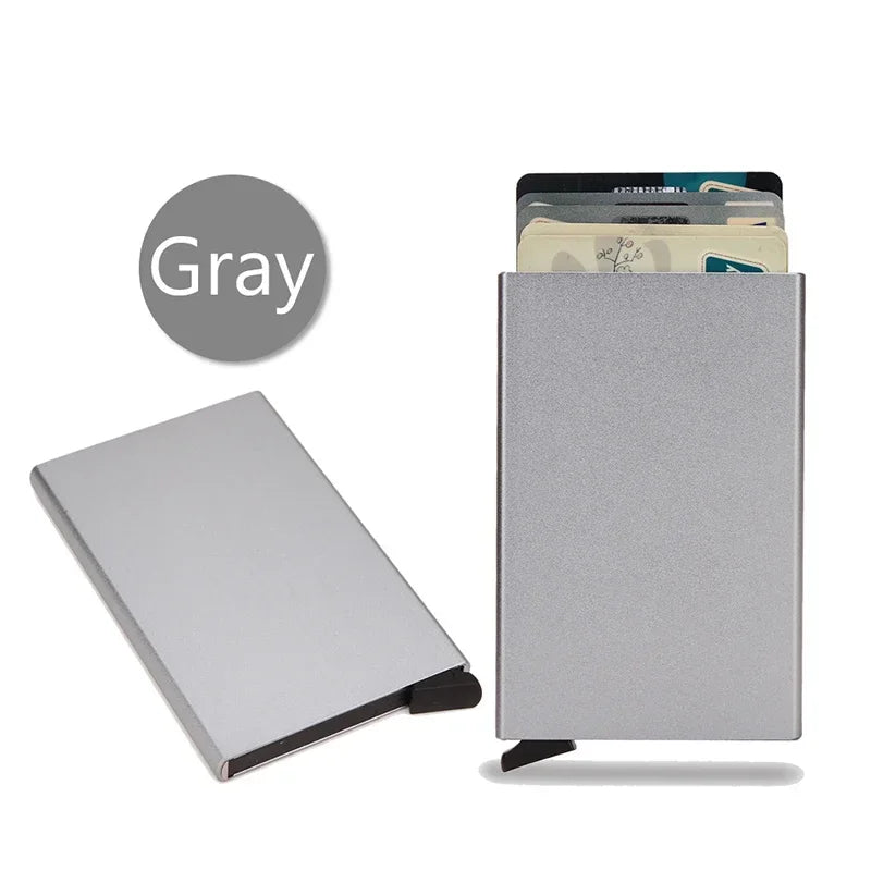 RFID Smart Wallet Card Holder | Metal Pop Up Minimalist Wallet