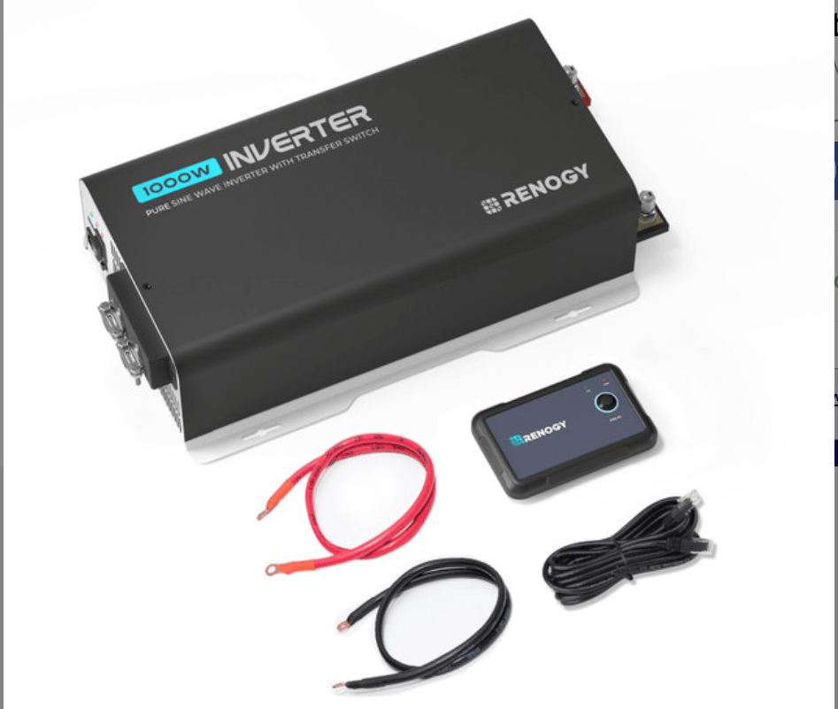 PUH - 12V 1000W Pure Sine Wave Inverter with UPS Transfer Switch