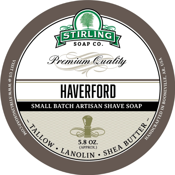 Stirling Soap Co. Haverford Shaving Collection