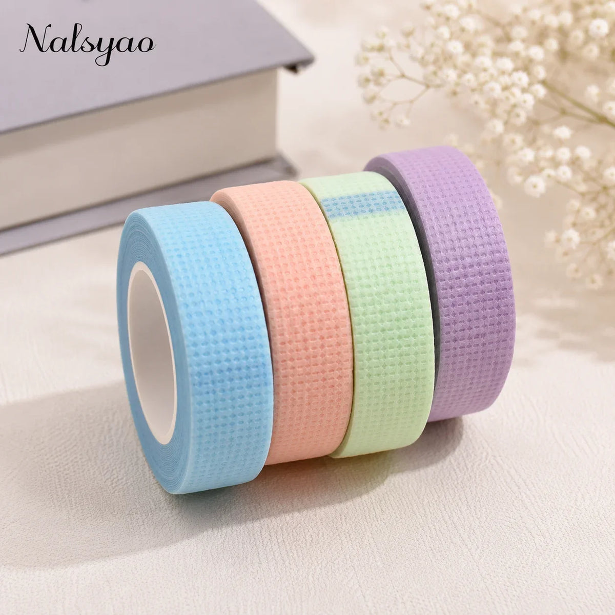 5PCS Eyelashes Extension Tape Micropore Breathable Non-woven Cloth Adhesive Lifting Lash Accessories Tools Colorful Makeup