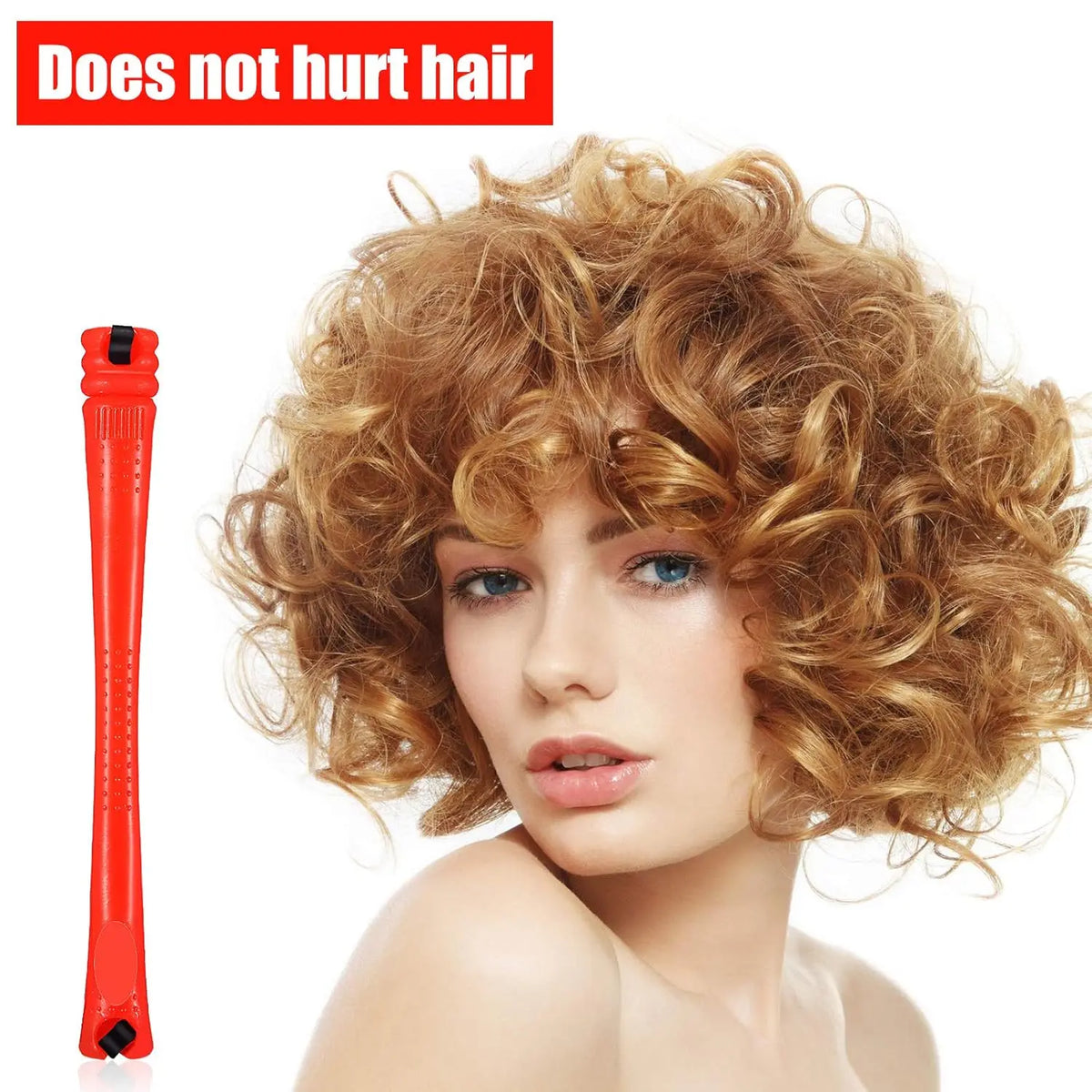 24pcs Hair Perm Rods Hair Curling Rollers Perming Curlers Rods Cold Wave Rollers for Hairdressing Styling Tools