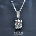New 925 Sterling Silver Necklace Pendant 5A Zircon For Women Classics Fashion Wedding Engagement Jewelry Party Gift Necklaces