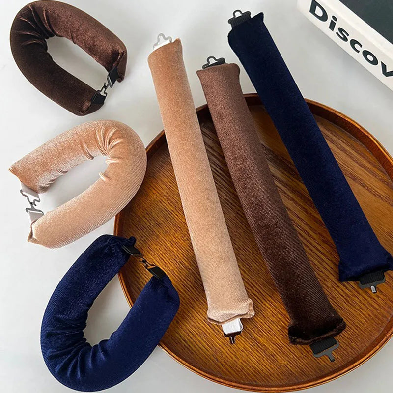 Heatless Hair Curlers Curling Rod Lazy Curls with Hook Headband No Heat Hair Rollers Sleeping Soft Flexi Rod Hair Tools ZXFAJ01