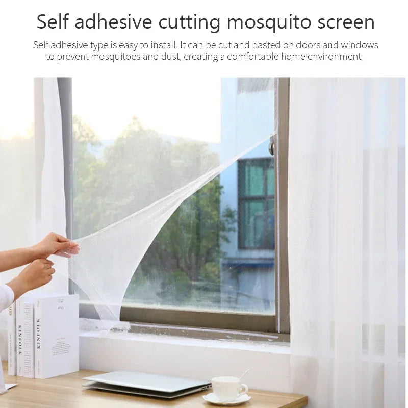 DIY Mosquito Net for Bed Canopy Window Home Insect Mesh Curtain Door Protector | Anti Bug Screen