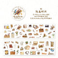 Cute Cartoon Snack Ice Cream Masking Tape | 5x200cm for DIY Scrapbooking