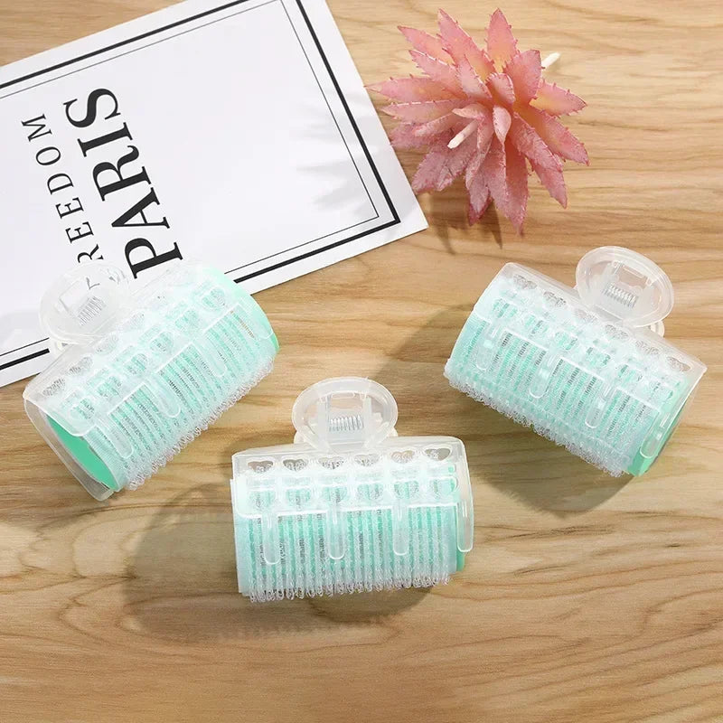 3pcs/pack Air Bangs Curling Roller Hair Rollers Bang Roll Curler Plastic Self-adhesive Hair Curling Hairdressing Tools