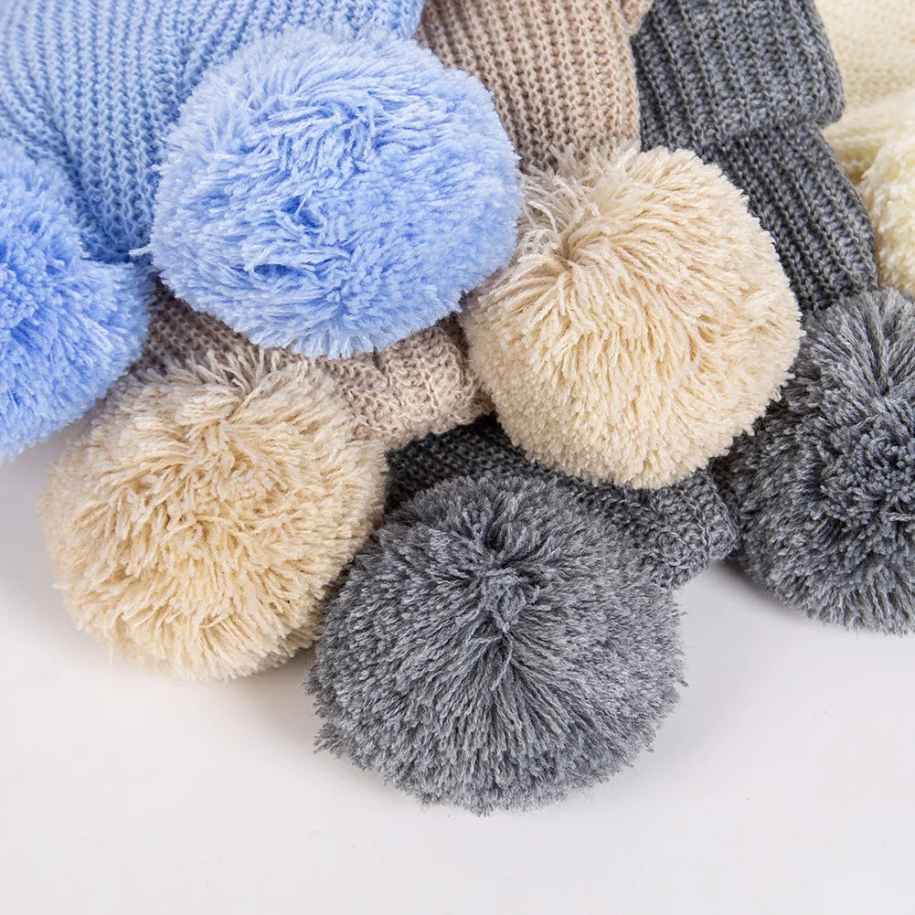 Solid Knit Baby Beanie | Unisex Infant Hat for Fall and Winter