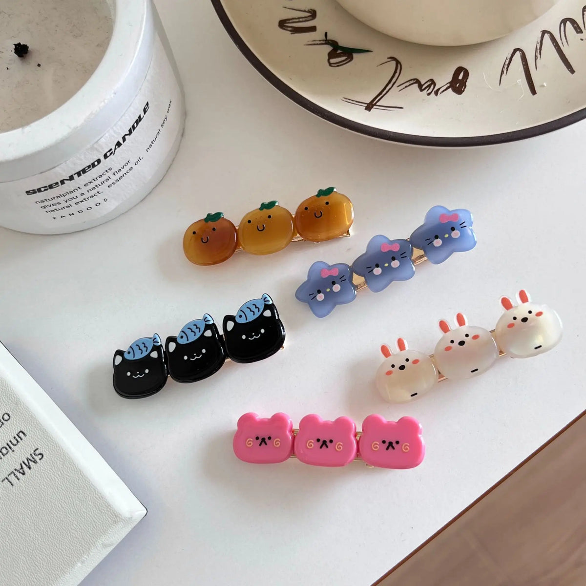 Cute Hair Clip Creative Small Animal Side Hair Clip Internet Celebrity Duckbill Clip Edge Clip Bang Clip Straight Clip Hair Clip