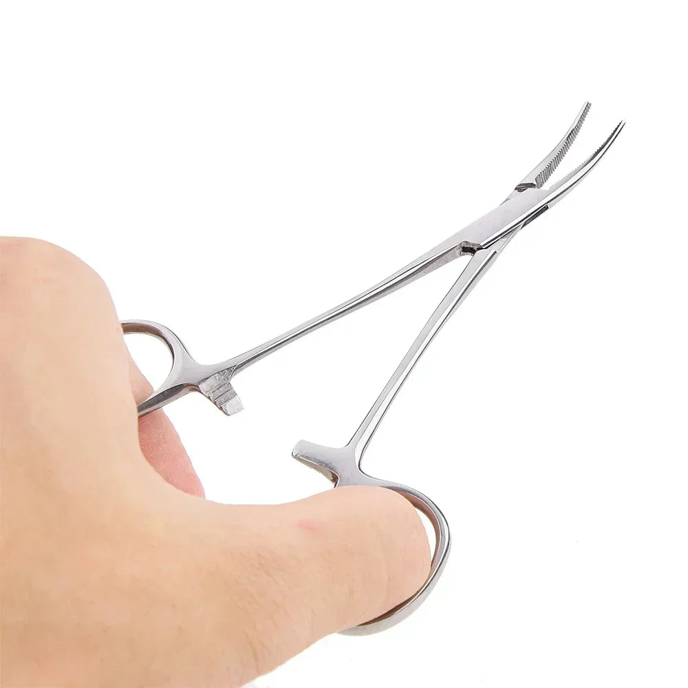 Multifunctional Hemostatic Forceps | Stainless Steel Surgical Clamp for Fishing, Arts & Crafts
