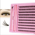 DIY Lash Extension Kit 200pcs Lash Clusters With Bond Lashes Kit Cluster Lashes D Curling False Eyelash Clusters With Tweezers
