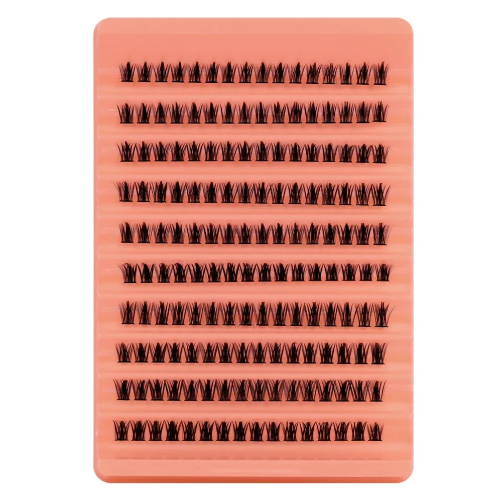 Wispy Individual Lash Clusters D Curl DIY At Home Lash Extension Clusters Soft Lightweight Reusable Eyelash Bundles
