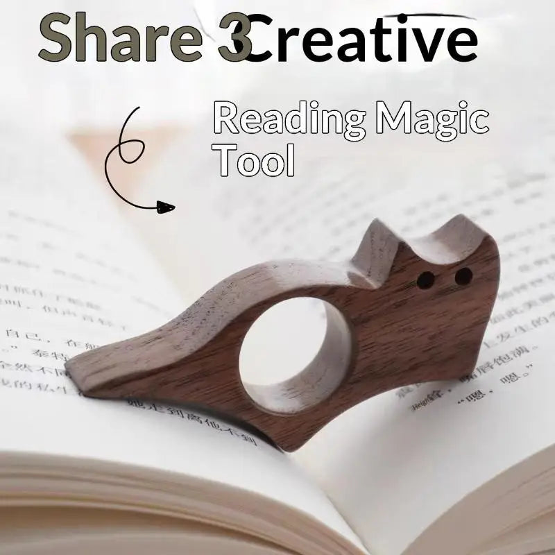 2026 New 1pcs Wooden Animal Pet Cat Dog Bookmark Page Marker With Metal Ring Student Reading Book Accessory Desk Stationery Gift