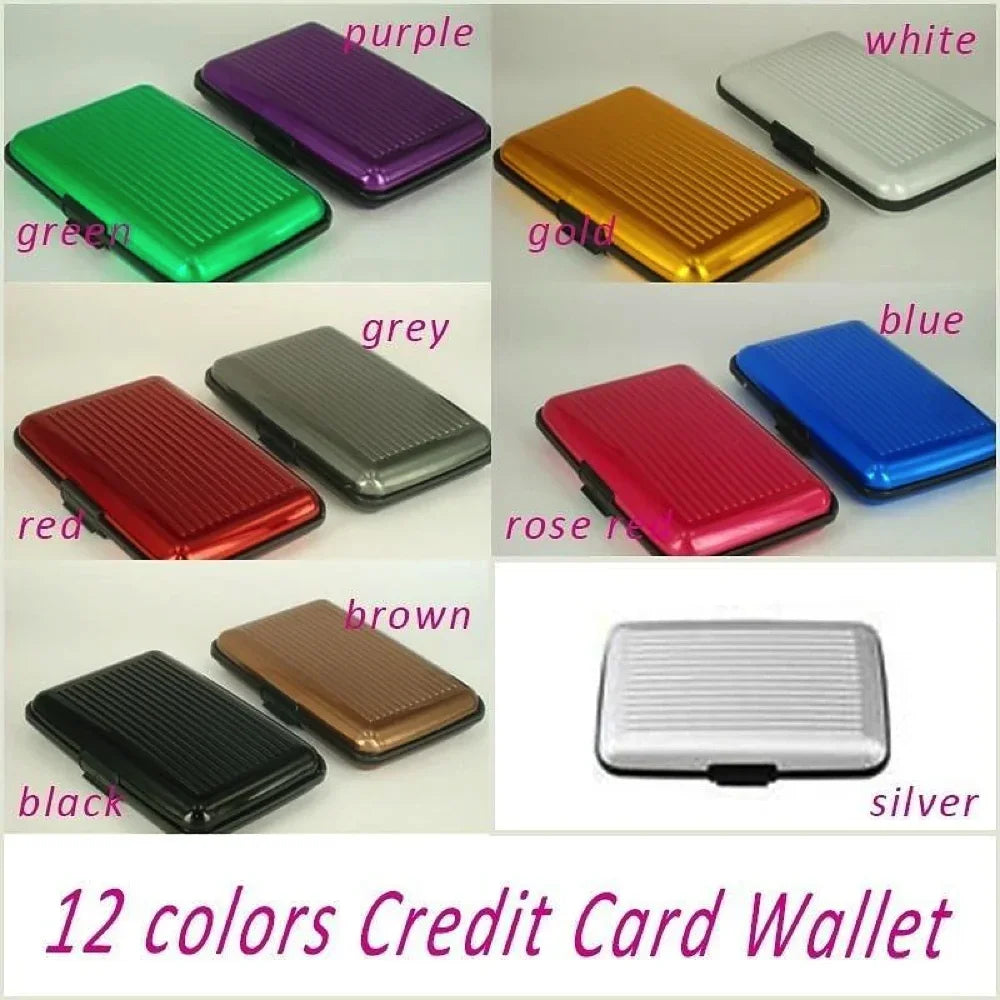 Metal Credit Card Holder | Slim RFID Wallet for Men and Women