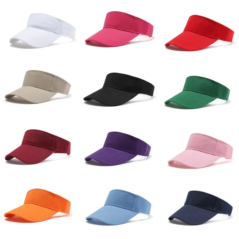 Unisex Cotton Sun Hat with Adjustable Visor | UV Protection for Outdoor Sports