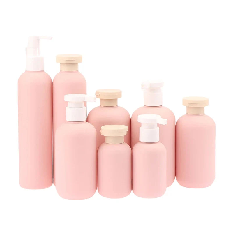Refillable Foaming Soap Dispenser Bottles | PE Plastic Flip Cap or Pump Lotion Containers