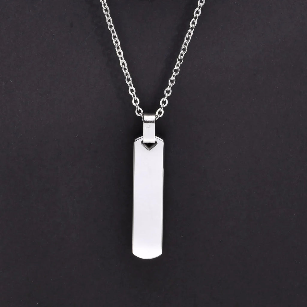 2pcs Vertical Layer Necklaces for Men | Waterproof Stainless Steel Cuban Chain Collar