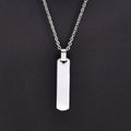 2pcs Vertical Layer Necklaces for Men | Waterproof Stainless Steel Cuban Chain Collar