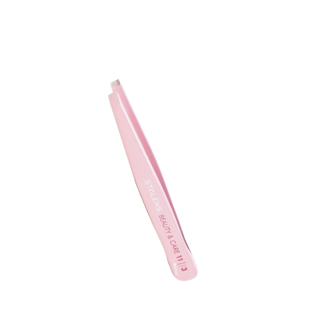 STALEKS Beauty & Care 11 Type 3 Wide Beveled Eyebrow Tweezers