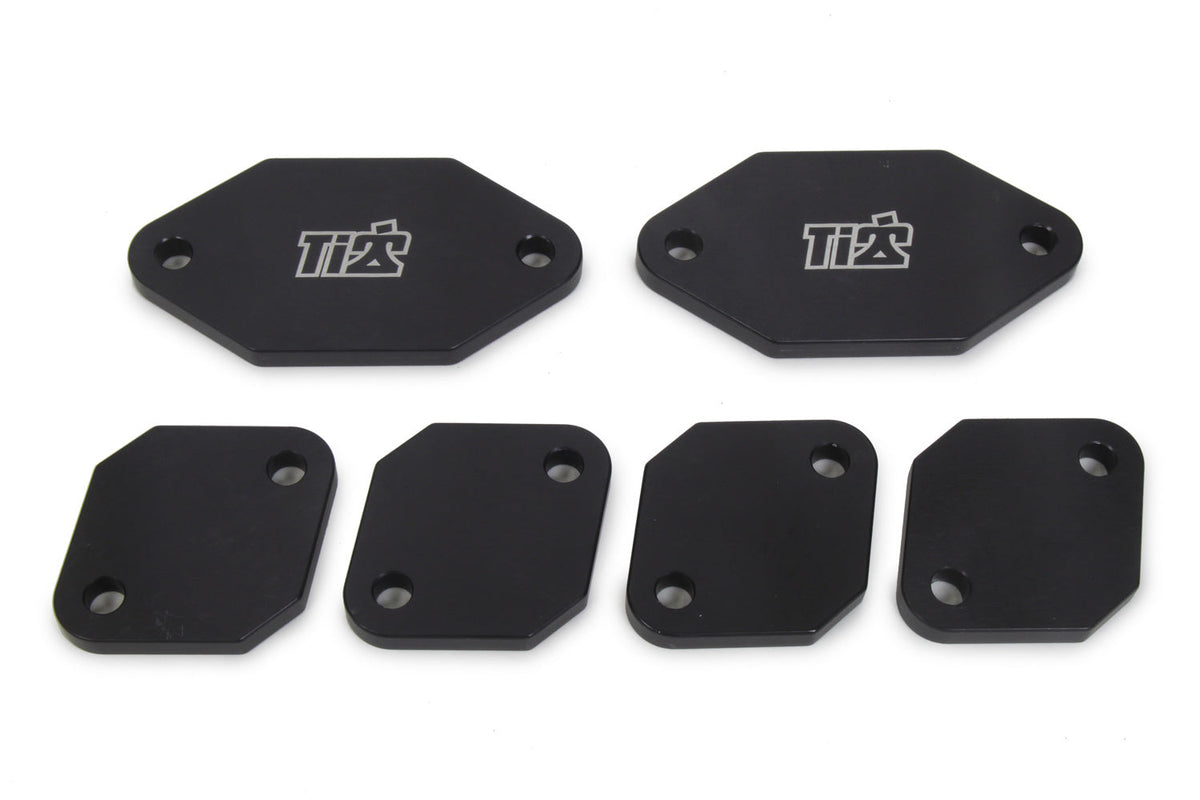 Exhaust Port Blockoffs Aluminum Standard Port - TIP5124