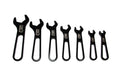 AN Wrench Set Aluminum -3 Through -16 Black - TIP8530