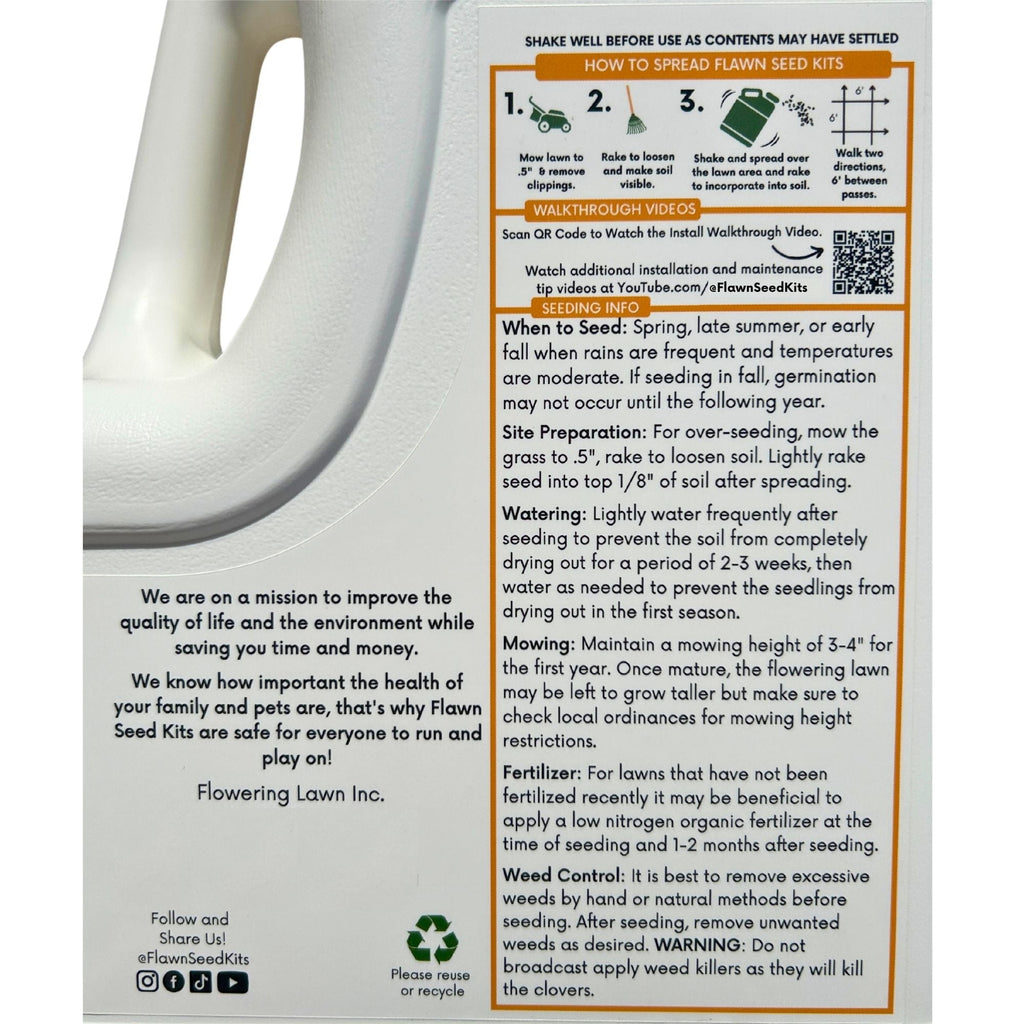 Speedy Bee Lawn Seed Kit