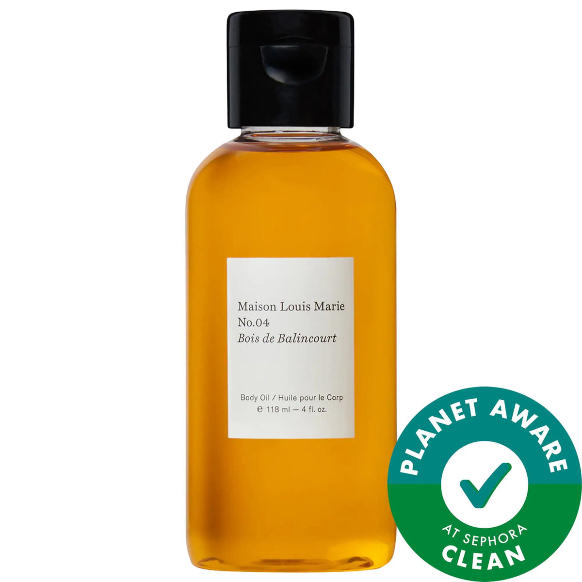 Maison Louis Marie No.04 Bois de Balincourt Body Oil: Hydrating, Antioxidant-Rich Sandalwood & Vetiver for Silky Skin