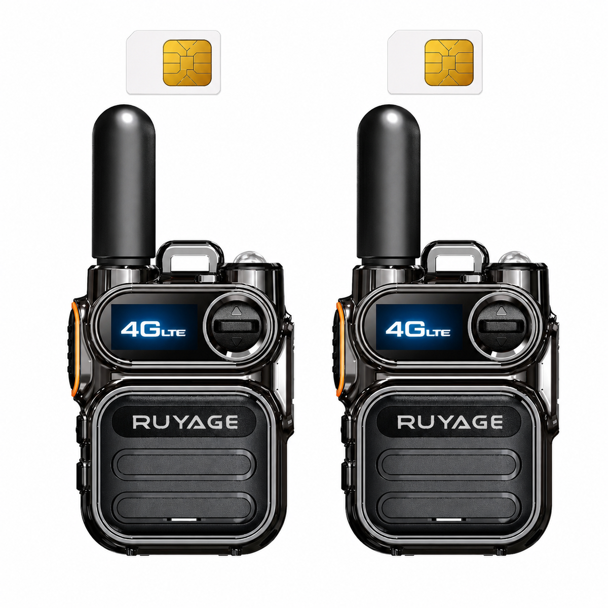 RUYAGE X40 Mini 4G LTE PoC Radio – Compact Metal Body Walkie Talkie
