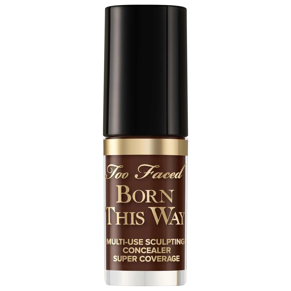Too Faced Mini Born This Way: Super Coverage Multi-Use Concealer - Full Coverage, Natural Finish, Vegan, Hydrating Concealer