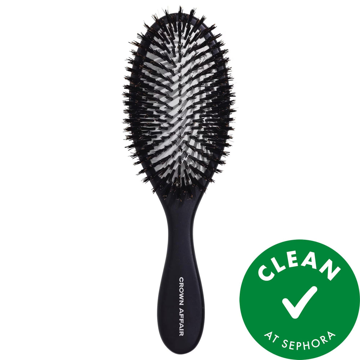 Ethical Edge Brush No. 003: Natural Boar Bristle Hair Brush for Shine, Scalp Stimulation & Detangling of Straight & Wavy Hair