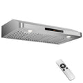 35.5/29.5 Inch Under Cabinet Range Hood 900 CFM Kitchen Vent with 4 Fan Speed