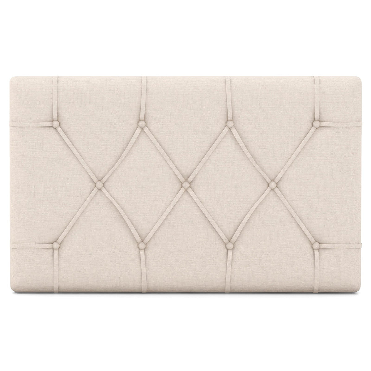 Upholstered Headboard for Twin Size Bed with Fabric Upholstery