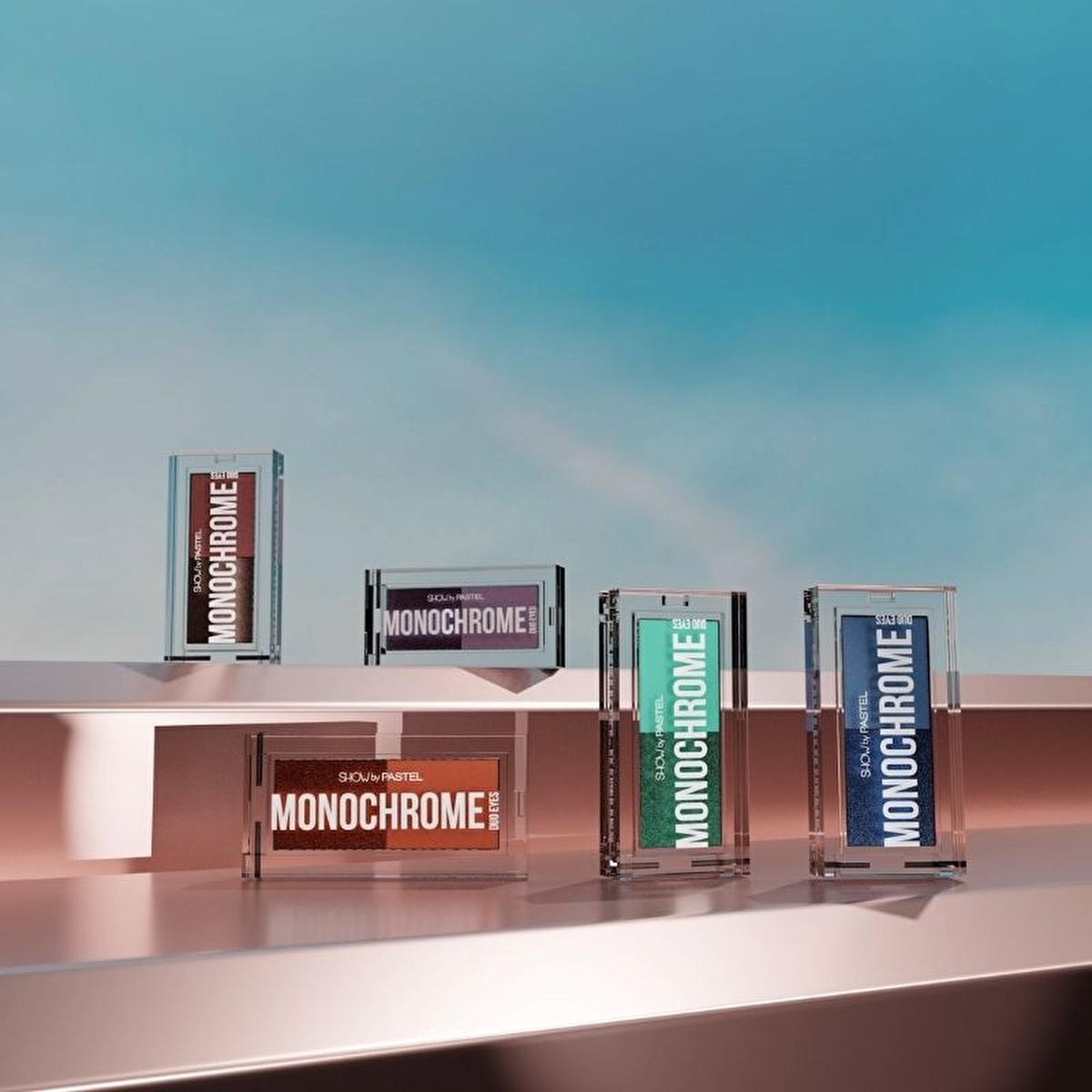 Show by Pastel Monochrome Duo Eyeshadow Palette - Natural, Cruelty-Free Makeup with 12 Sets
