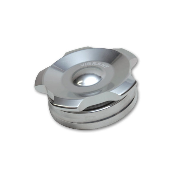 Polished Alum. Fill Cap w/Alum. Weld Bung 2in - 11290