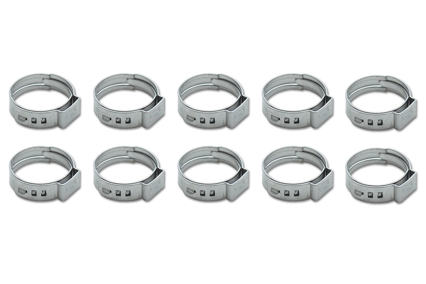 Stainless Steel Pinch Cl amps: 9.4-11.9mm 10 Pack - 12273