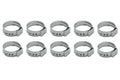 Stainless Steel Pinch Cl amps 14.5-17.0mm 10 Pack - 12276