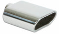 5.5in x 3in Oval Stainle ss Steel Tip Single Wall - 1405