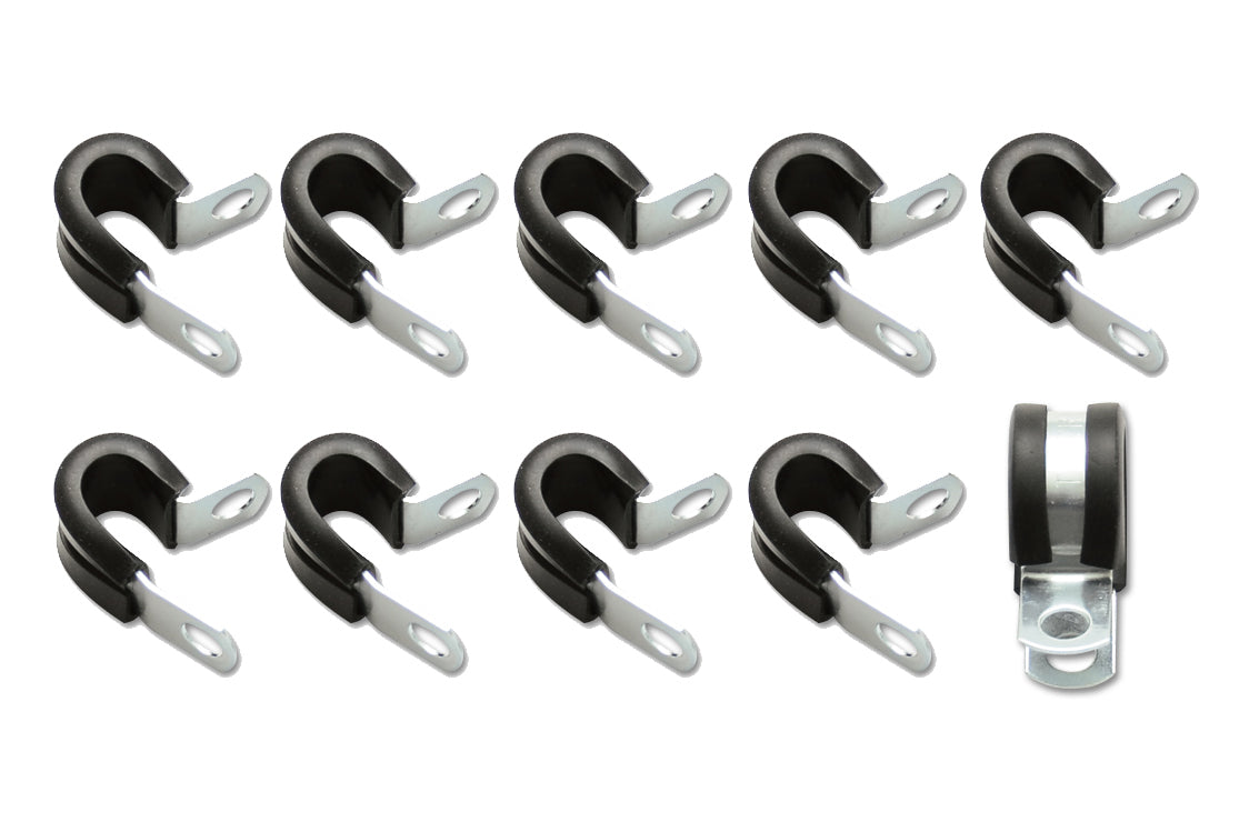 Cushion Clamps for 5/8in -10AN Hose - Pack of 10 - 17193